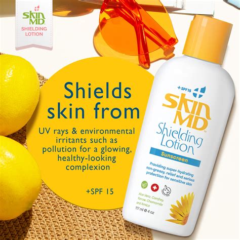 Skin Md Shielding Lotion 4oz And Skin Md Shielding Lotion Sunscreen Sp