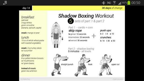 Shadow Boxing Workout Shadow Boxing Workout Boxing Workout Gym