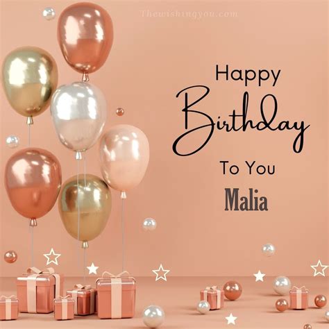 100 Hd Happy Birthday Malia Cake Images And Shayari