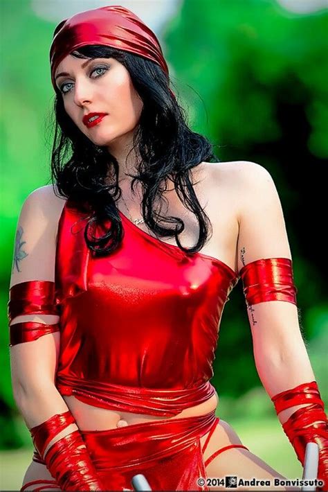 Elektra Cosplay Marvel Cosplay Lady In Red Cosplay