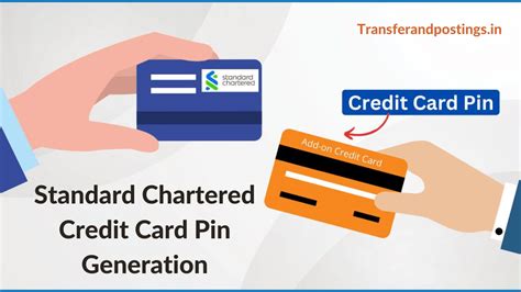 standard chartered credit card pin generation 2023 best online offline methods to generate scb