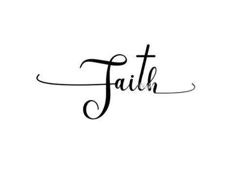 By clicking through the link, a cookie is generated. Faith with cross svg cut file Christian svg cut file faith ...