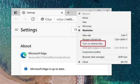 Microsoft Edge 89 Stable Met Verticale Tabbladen Meer Nu Beschikbaar