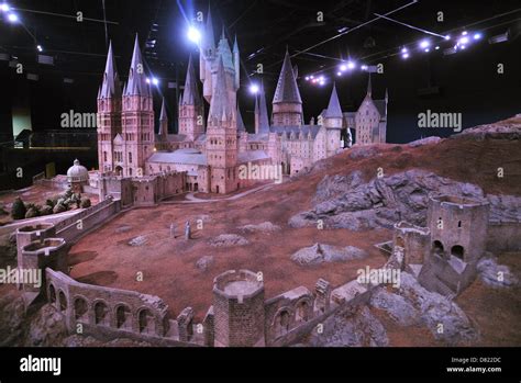 The Making Of Harry Potter Hogwarts Castle Scale Model Media Stock