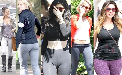celebrities who look insanely hot in yoga pants famous girls yoga pants and legging fails