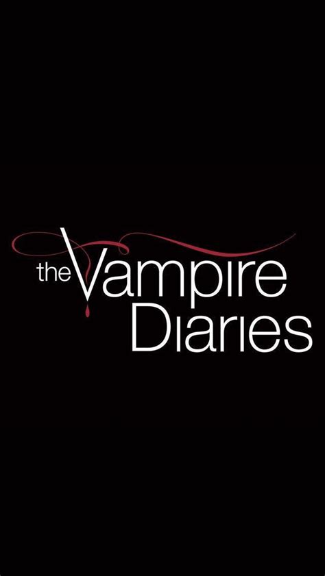 The Vampire Diaries Logo Wallpaper