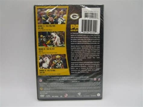 Dvd Nfl Greatest Rivalries Packers Defeat Bears 2010 3 Disc Set