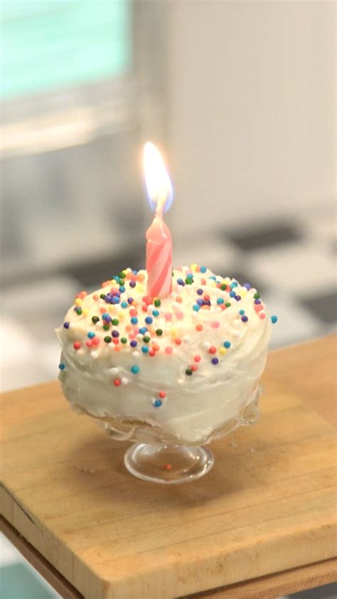 Tiny Rainbow Birthday Cake Recipe Mini Cakes Birthday Tiny Cakes