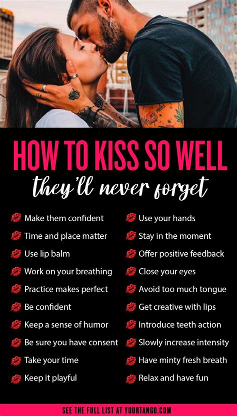 How To Kiss Someone How To First Kiss Makeout Tips Most Romantic Kiss Kiss Tips Kiss