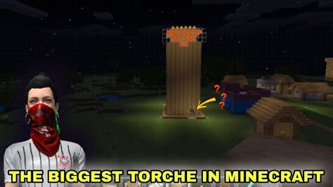 Duniya Ki Sabse Badi Torche In Minecraft Minecraft Youtube