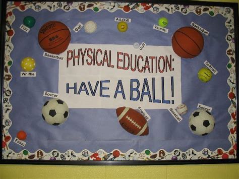 Image Result For Bulletin Board Ideas For Physical Education Teachers