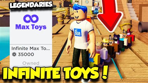 I Bought The Infinite Toy Gamepass For 35000 Robux In This New Game