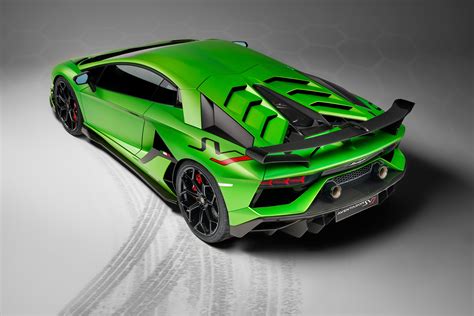 Lamborghini Aventador Svj Rear Upper View Wallpaper Hd Cars