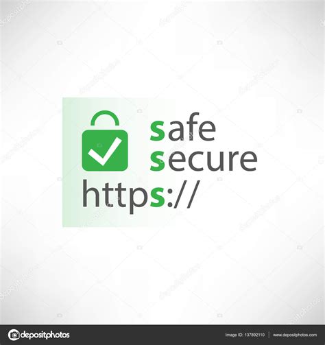 https-protocol-safe-and-secure-browsing-stock-vector-bagotaj-137892110