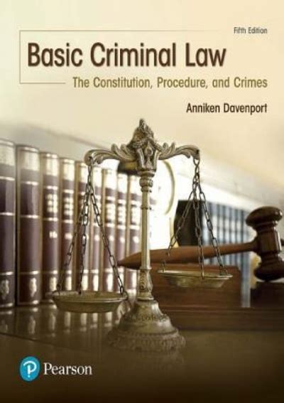 e book basic criminal law the constitution procedure and crimes