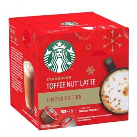 Aug 2022 Starbucks By Nescafe Dolce Gusto Toffee Nut Latte Limited