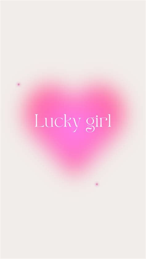 Iphone Wallpaper Aesthetic Lucky Girl Positive Affirmations Quotes