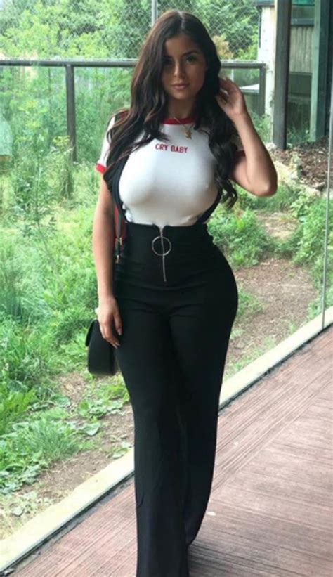Demi Rose Mawby Bares Braless Assets In Top Stretched See Through The