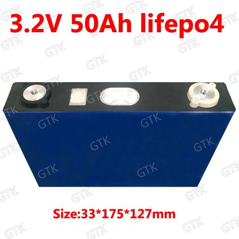 Gtk Lifepo4 32v 50ah Battery 50ah Lithium 150a 3c High Drain For Diy