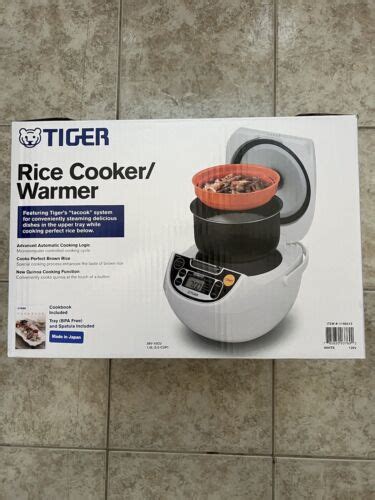 TIGER JBV 10CU 5 5 Cup Micom Rice Cooker Warmer BPA Free Tray New