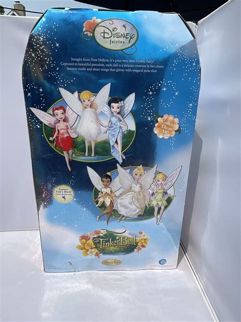 Disney Fairies Porcelain Doll Brass Key Keepsakes Tinkerbell 2008 New Ebay