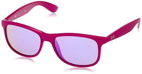 buy rayban unisex pink wayfarer sunglasses rb 4202 6071 4v at