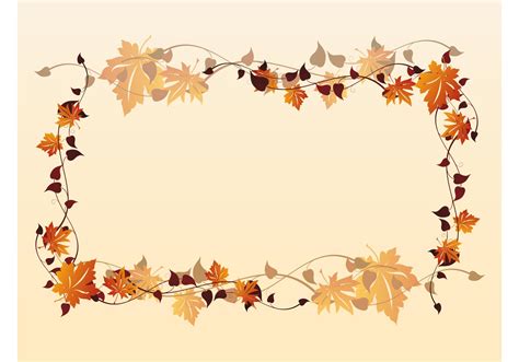 Fall Leaves Border Free Vector Art 6777 Free Downloads