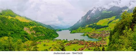 Lake Lungern Valley Brunig Pass Beautiful Stock Photo Edit Now 784473658