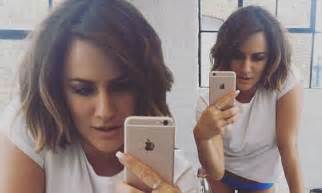 Caroline Flack Gets Saucy As She Strips Down To Her Knickers In Sexy Selfie Daily Mail Online