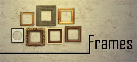 Sims 4 Ccs The Best Pictures Frames By Jools Simming