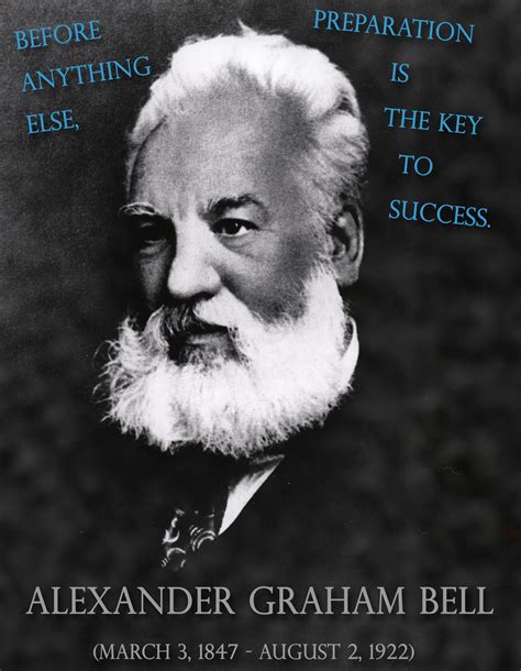 Discover and share alexander graham bell quotes. Before anything else, preparation is the key to success - Alexander Graham Bell #maketodaymatter ...