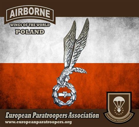 Polish Military Parachutist Badge Polish Airborne Wings