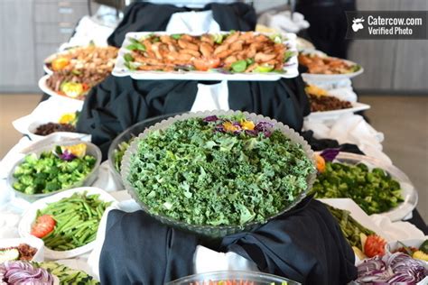 Deluxe Salad Bar With Gorgeous Setup From Arguello Catering On Catercow