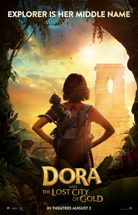 dora the explorer live action movie posters explore lost city of gold
