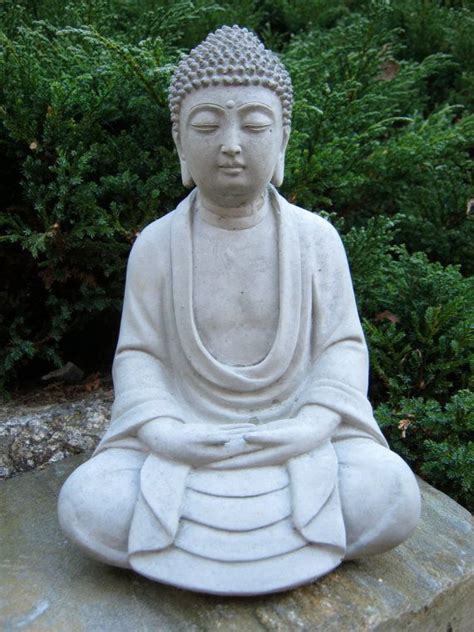 Buddha Statue Meditating Buddha Buddhist Concrete Statues Etsy