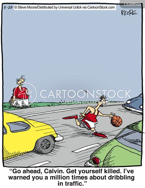 Playing Basketball Cartoons And Comics Funny Pictures From Cartoonstock