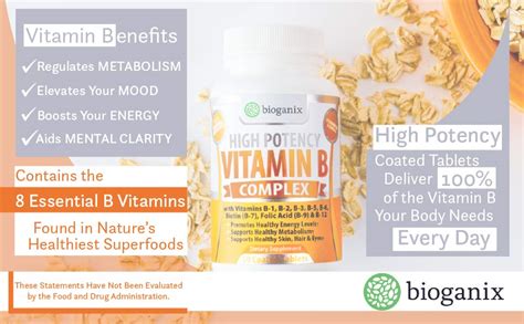 Many proponents take supplements when they might not be getting the sufficient levels of precious vitamin b complex benefits in their normal diets. Amazon.com: Bioganix Vitamin B Complex Supplement, Vitamin ...