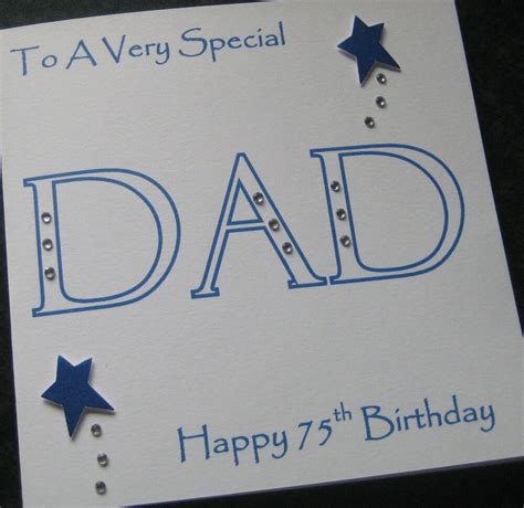 Birthday cards which are homemade are easy to make and its also fun. Personalised Handmade Dad Birthday Card 40th/50th/60th/65th/70th/75th/80th/90th | eBay