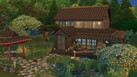 Kyoto House The Sims 4 Speed Build Youtube