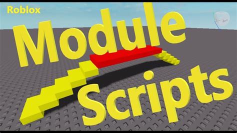 Roblox How To Use Module Scripts YouTube
