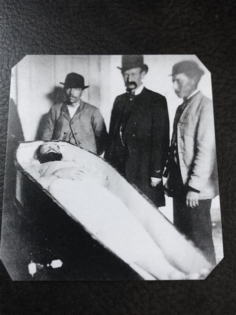 Jesse James In His Coffin 1882 Tintype