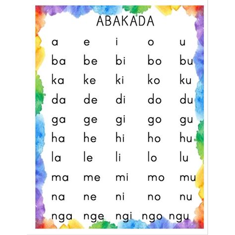 20 Abakada Ideas Kindergarten Reading Worksheets Reading Practice