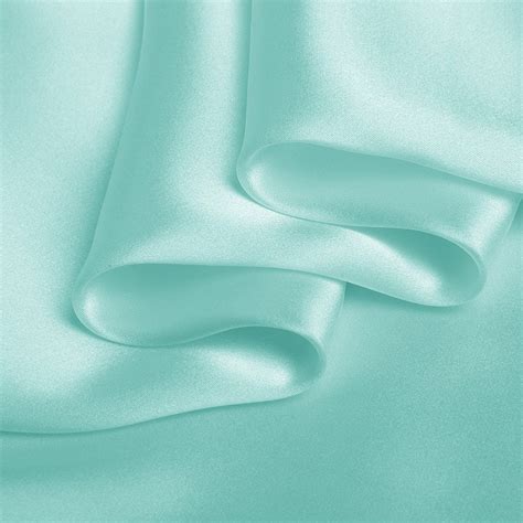 Pure Silk Light Blue Charmeuse Fabric 100 Pure Cotton Solid Etsy
