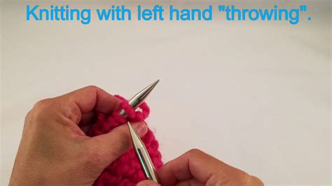Knitting With Yarn In Left Hand 2 Ways Youtube