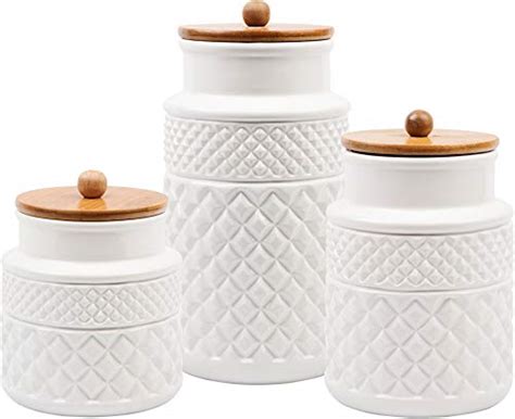 10 Best White Canisters Sets For The Kitchen For 2020 Reviews Blue