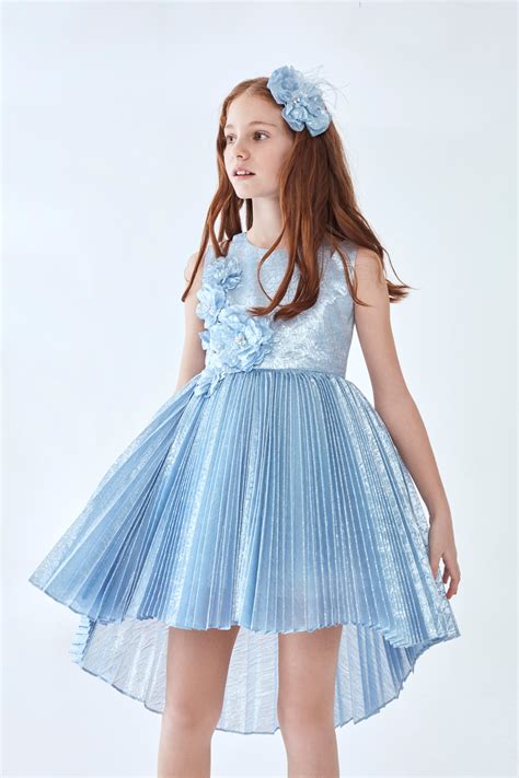 Kız Çocuk Mavi Elbise 7026 Bandg Store