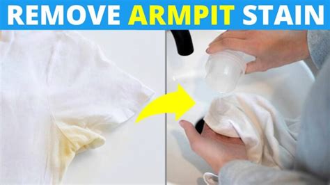 How To Remove Yellow Armpit Stains From Colored Shirts And White Clothes