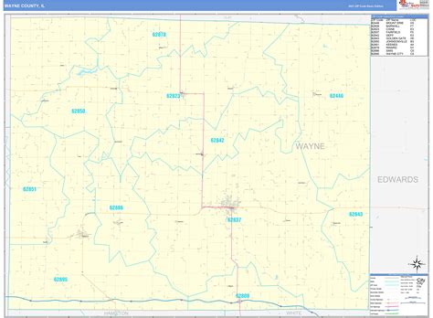 Marshall County Ks Zip Code Wall Map Basic Style By Marketmaps 3f5
