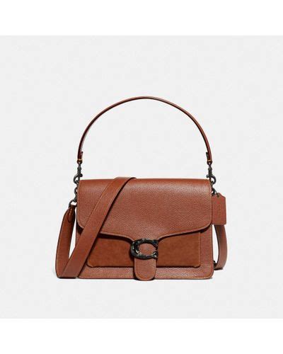 Coach Leather Tabby Shoulder Bag In Brown Lyst