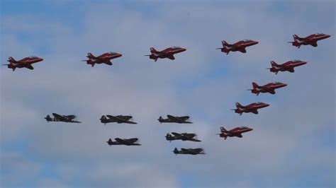 The Battle Of Britain Memorial Flight At Duxford 20th September 2015